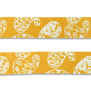 Bandana Jaune ocre-blanc