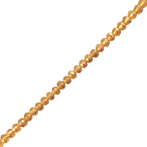 Perles &agrave; facettes 8x6mm disque Heishi Marron