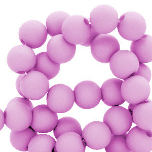 Perles acryliques 4 mm Violet clair