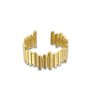 Bagues en acier Inox Dor&eacute;