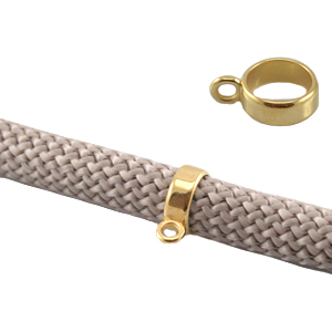 M&eacute;tal DQ anneau avec &oelig;illet Dor&eacute; (sans nickel)