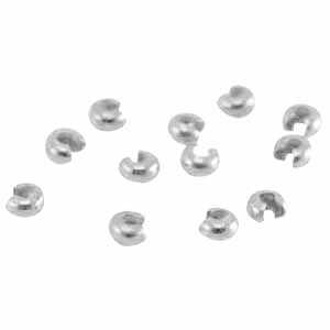Appr&ecirc;ts en m&eacute;tal DQ cache perles &agrave; &eacute;craser 4mm argent&eacute; antique (sans nickel)