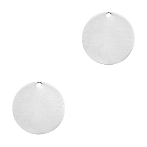 Breloques en m&eacute;tal Designer Quality pour ImpressArt rond 12mm Argent&eacute; antique (sans nickel)