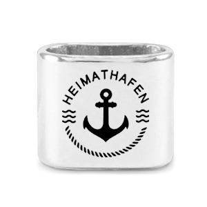 Poussoirs en m&eacute;tal DQ ancre Mix & Match Argent&eacute; antique (sans nickel)