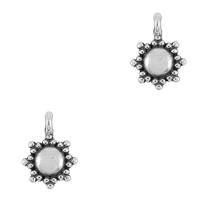 Breloques en m&eacute;tal DQ Argent&eacute; antique (sans nickel)