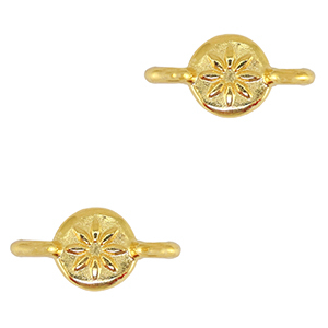 Breloques en m&eacute;tal DQ connecteur Dor&eacute; (sans nickel)