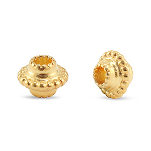 Perles en m&eacute;tal DQ spacer anneau Bali Dor&eacute; (sans nickel)