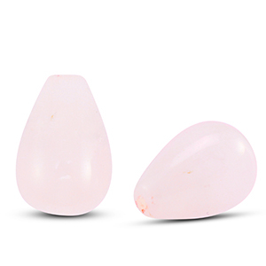 Pierres naturelles perles Quartz goutte Rose clair