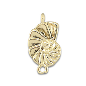 M&eacute;tal TQ laiton connecteur escargot Dor&eacute;