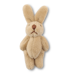 Pendentifs accroche-regard lapin Marron clair