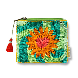 BY31&reg; Trousse soleil avec c&oelig;ur Vert-orange-rouge