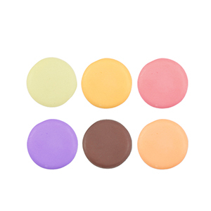 Perles acryliques disque m&eacute;lange Multicolore