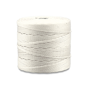 Fil Nylon S-Lon 0.5mm Blanc cass&eacute;