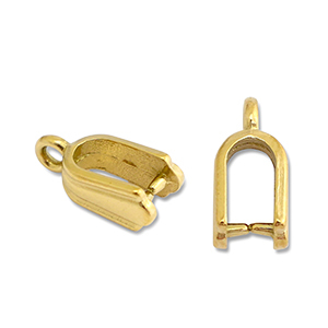 Appr&ecirc;ts en acier Inox b&eacute;li&egrave;re pour breloque Dor&eacute;