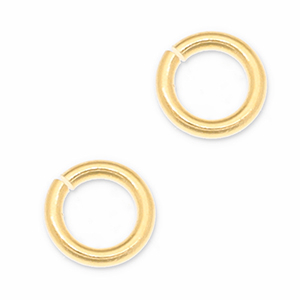 Appr&ecirc;ts en m&eacute;tal DQ anneau bris&eacute; Dor&eacute; (sans nickel)