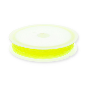 Fil &eacute;lastique 0.8mm Jaune n&eacute;on