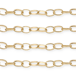 Appr&ecirc;ts en aluminium cha&icirc;ne maille jaseron maille for&ccedil;at Dor&eacute;