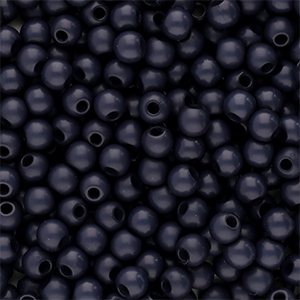 Perles acryliques 4 mm brillant Anthracite