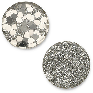 Cabochon plat 20mm Polaris Elements Helios Beige