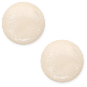 Cabochon classique 12mm Polaris Elements Jais Beige