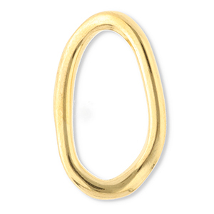 Appr&ecirc;ts en acier Inox connecteur ovale Dor&eacute;