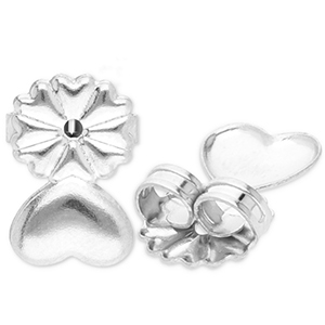 Appr&ecirc;ts en acier inox papillons boucles d'oreilles Argent&eacute;