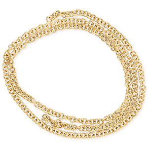 Appr&ecirc;ts en acier inox anneau bris&eacute; Dor&eacute;