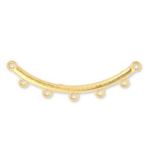 Appr&ecirc;ts en acier Inox connecteur arche avec 5 anneaux Dor&eacute;