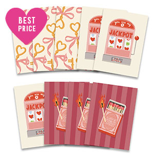 BY31&reg; Cartes &agrave; bijoux assorties valentin Multicolore