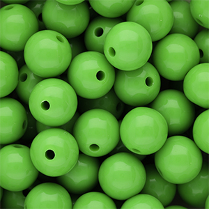 DQ Perles acryliques 12 mm brillant Vibrant green 16-6339 TCX