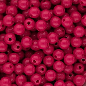 DQ Perles acryliques 10 mm brillant Fuchsia 17-2031 TCX