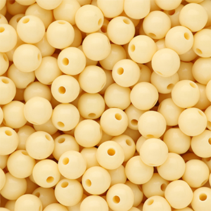 DQ Perles acryliques 8 mm brillant Pastel yellow 11-0616 TPG