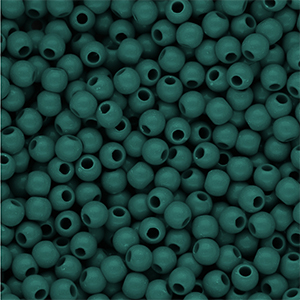 DQ Perles acryliques 6 mm brillant Mediterranea green 19-4517 TCX