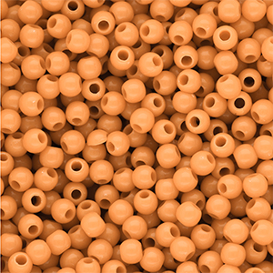 DQ Perles acryliques 4 mm brillant Chamois orange 15-1145 TCX