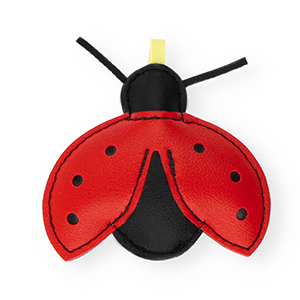 Pendentifs accroche-regard coccinelle Rouge-noir-jaune