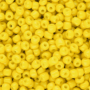 Perles de rocailles 6/0 (4 mm) Jaune