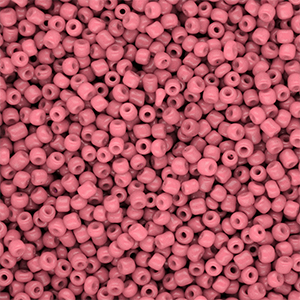 Perles de rocailles 12/0 (2 mm) Rose saumon