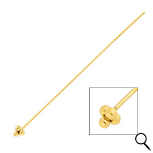 BY31&reg; Appr&ecirc;ts en acier inox clous &agrave; t&ecirc;te boules 70 mm Dor&eacute;