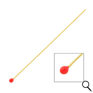 BY31&reg; Appr&ecirc;ts en acier inox clous &agrave; t&ecirc;te boule 70 mm Dor&eacute;-rouge