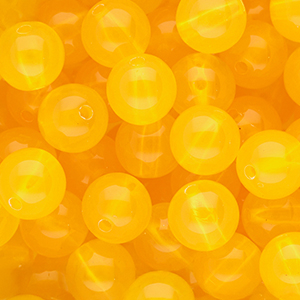 DQ&reg; Perles acryliques 12 mm brillant Jaune chaud