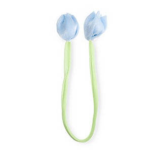 Pendentifs accroche-regard tulipe brillant Vert clair-bleu clair