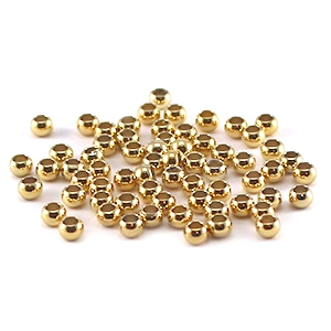 Perles &agrave; &eacute;craser DQ 3mm Dor&eacute;