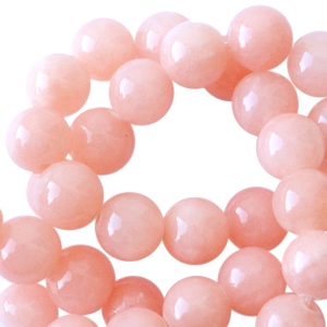 Pierres naturelles Calcite et Marbre 8mm Rose p&ecirc;che