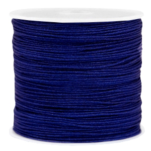 Fil macram&eacute; 0.8mm bleu marin