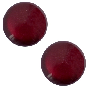Cabochon classique 20mm Polaris Elements ton doux brilliant aubergine royale