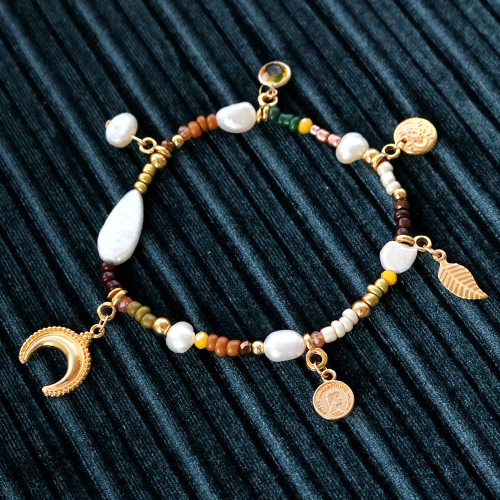 Boucles d&rsquo;oreilles en bracelets aux couleurs d&rsquo;hiver avec nos nouvelles perles de rocailles