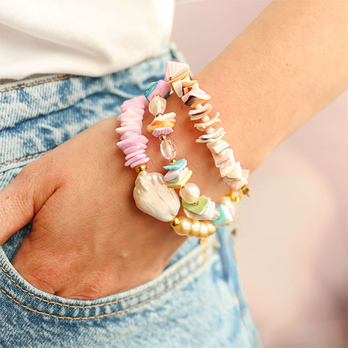 Cr&eacute;ez des bijoux uniques avec nos nouvelles perles nacr&eacute;es