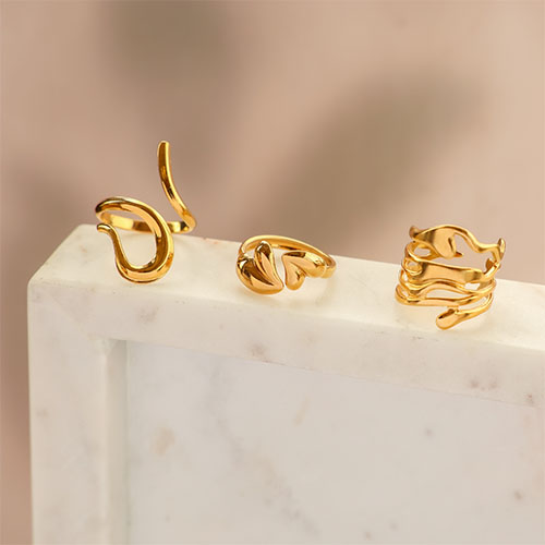 D&eacute;couvrez nos superbes bagues en acier inoxydable