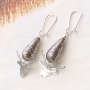 Boucles d&rsquo;oreilles festives en nouvelles perles Polaris Elements