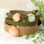 M&eacute;langez et assortissez pour facilement cr&eacute;er d&rsquo;&eacute;l&eacute;gants bracelets Cuoio